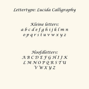 Graveerring Hartje met Initiaal | Goudkleurig